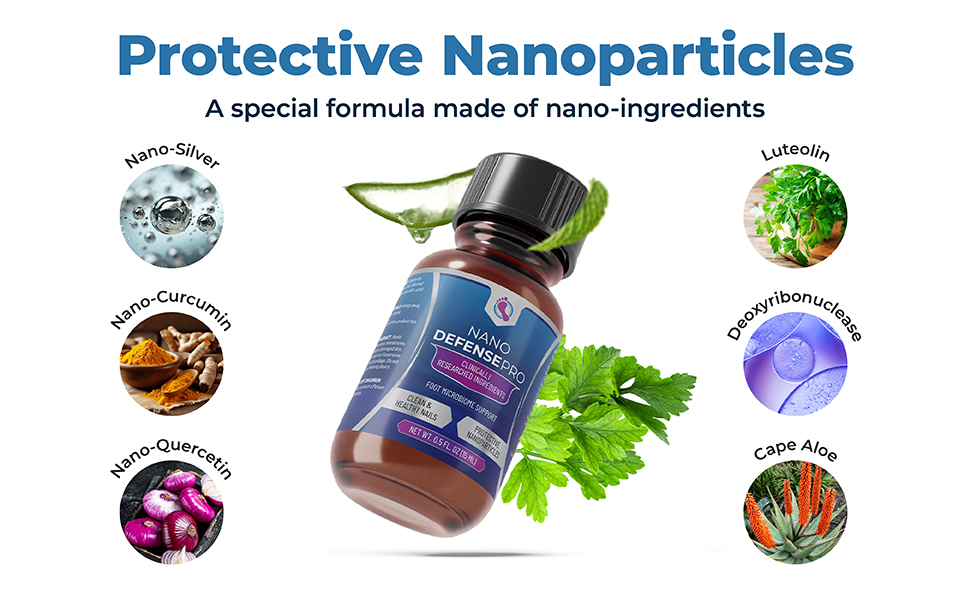 NanoDefense Pro natural ingredients for skin and nail health