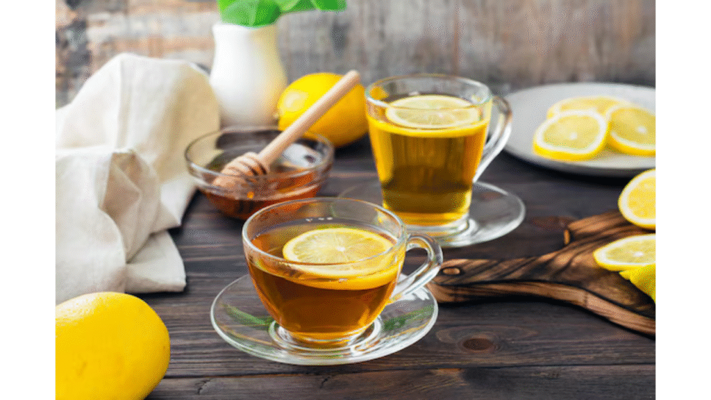 Cup of green tea for metabolism and weight loss