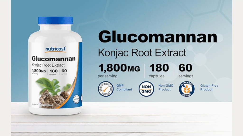Organic Glucomannan supplement that supports natural appetite suppression.